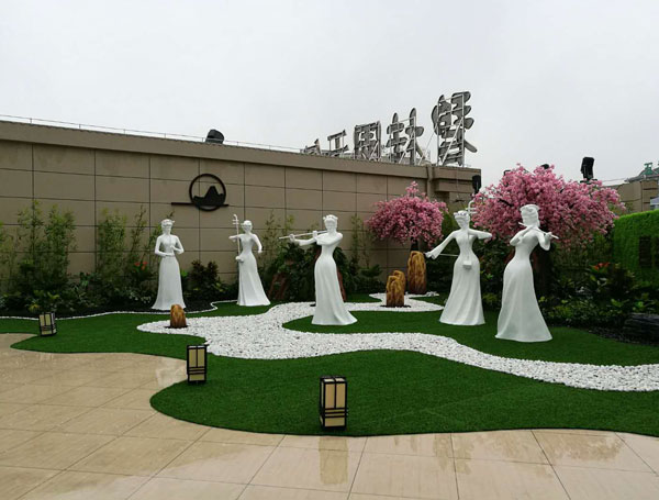 陕西碧桂园——水泥雕塑